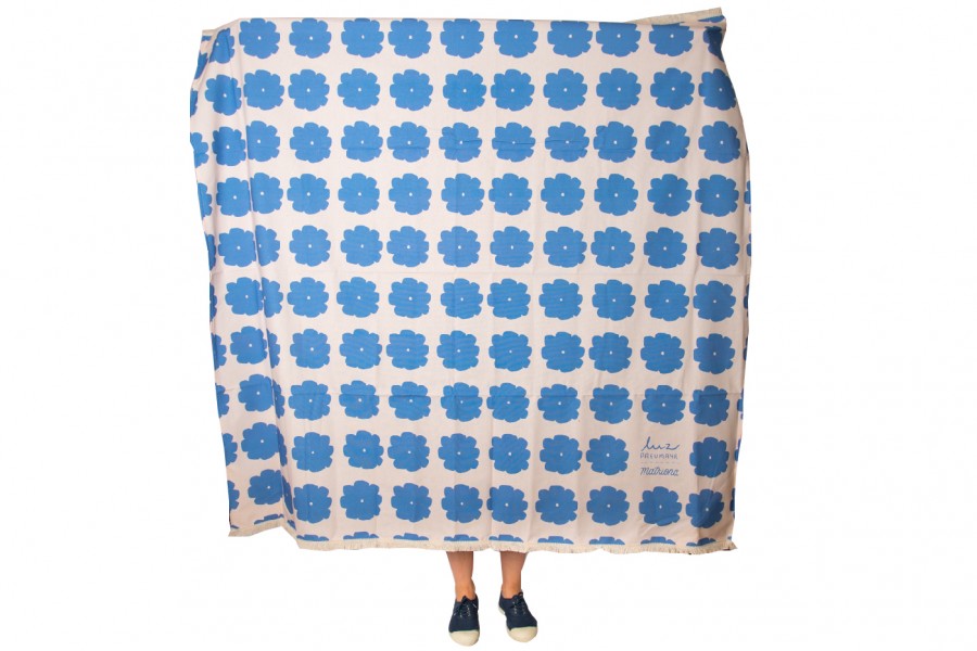 Manta Flor Papel Glasé - Luz Preumayr